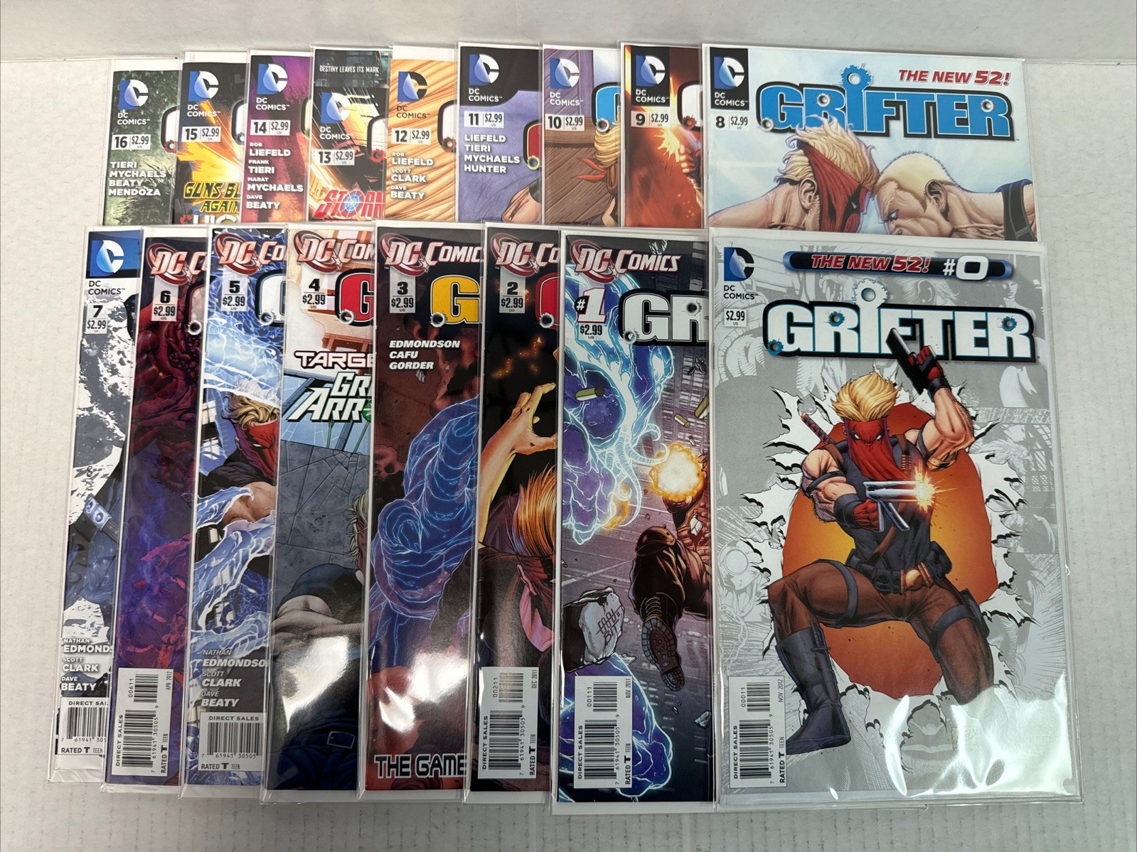 Grifter #0-16 Complete Set DC Comics 2011 Rob Liefeld