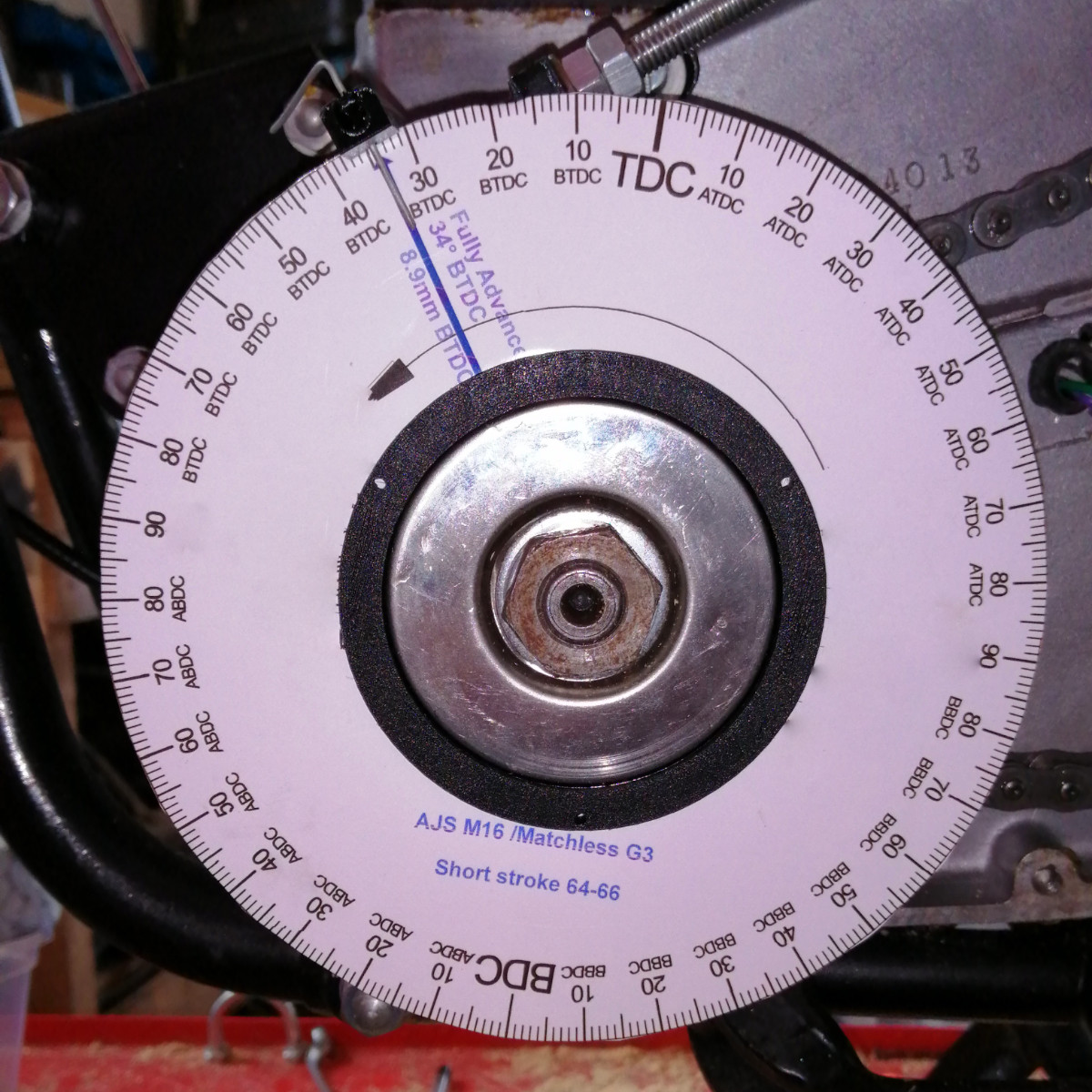 AJS & Matchless single engine timing system