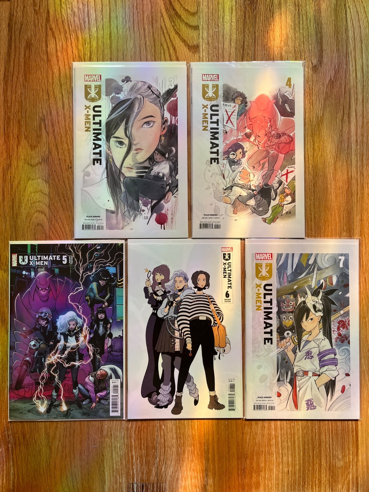 Ultimate X-Men #3-7 Peach Momoko 5 Comic Lot Variants Pepe Larraz Tradd Moore