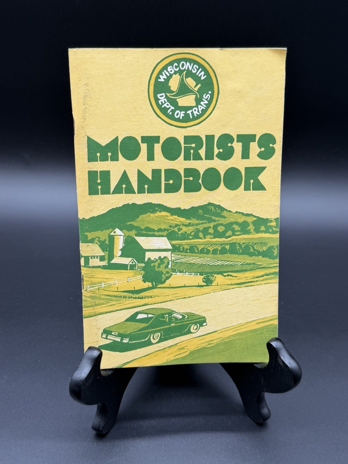 Vintage 1977 Wisconsin Department of Transportation Motorists Handbook Book