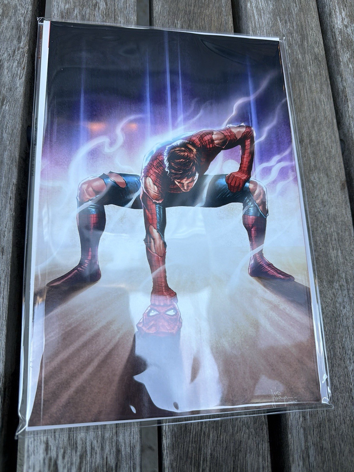 AMAZING SPIDER-MAN #1000 36 MICO SUAYAN VIRGIN NYCC VARIANT Vol #7 ***IN HAND***