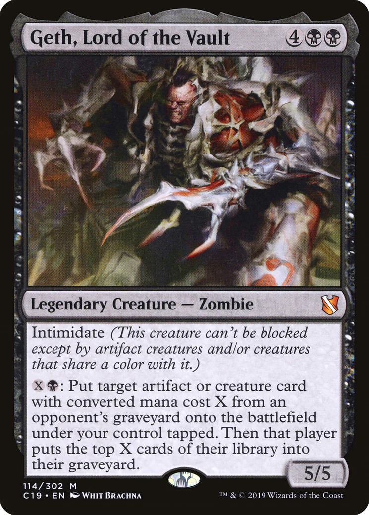 Geth, Lord of the Vault [Commander 2019] Magic MTG