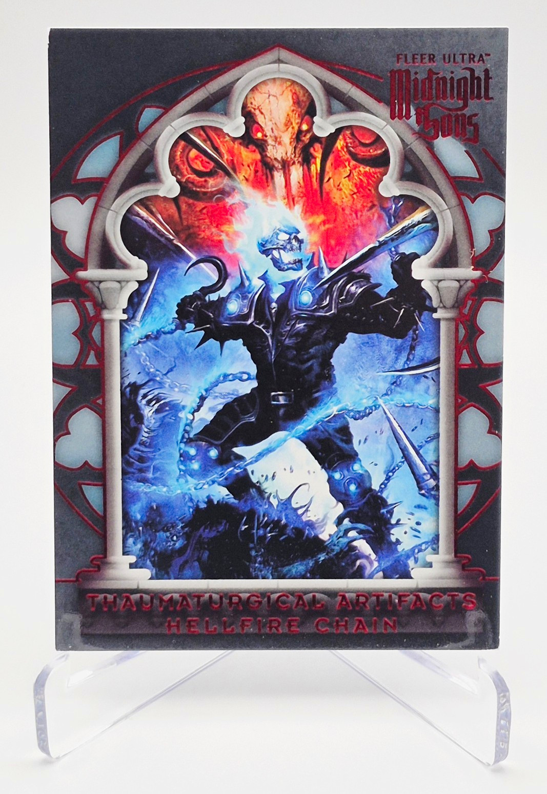 Fleer 2022 Midnight Sons Marvel Thaumaturgical Artifacts Hellfire Chain 75/100