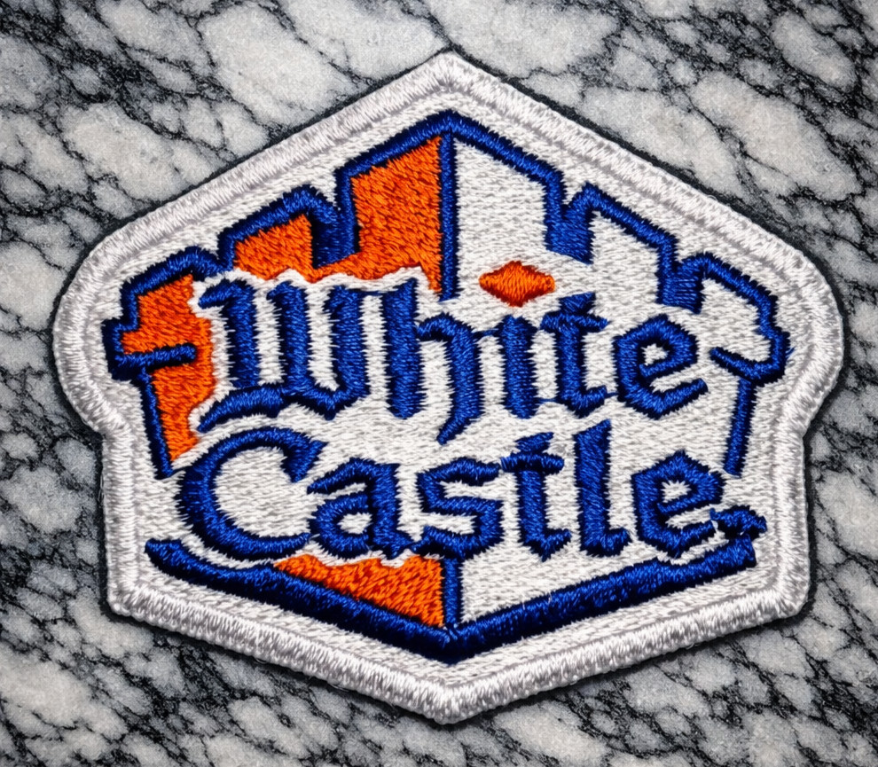 WHITE CASTLE BURGERS FAST FOOD EMBROIDERED IRON ON PATCH 3