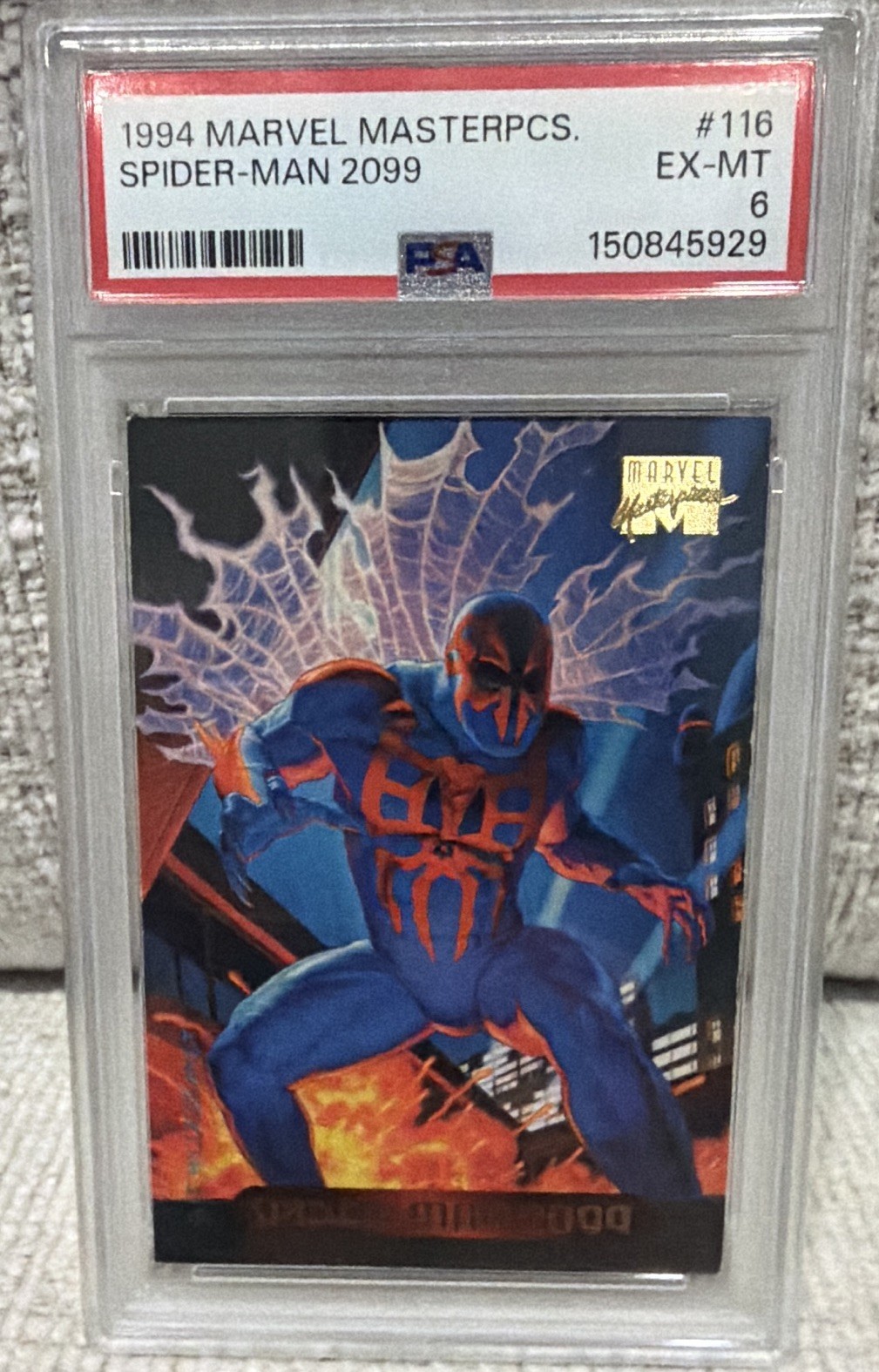 Marvel 1994 Masterpieces Spider-Man 2099 #116 PSA 6 EX-MT Trading Card