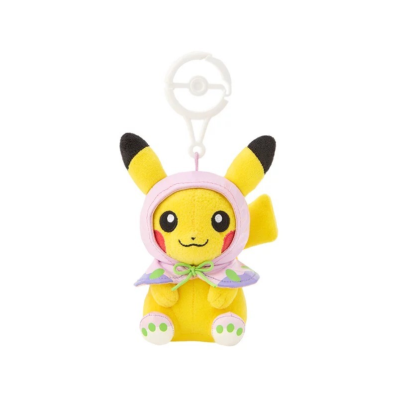 2026 Official PC Weatherless Series Plush Keychain Pika Slowpoke Cute Bag Charm