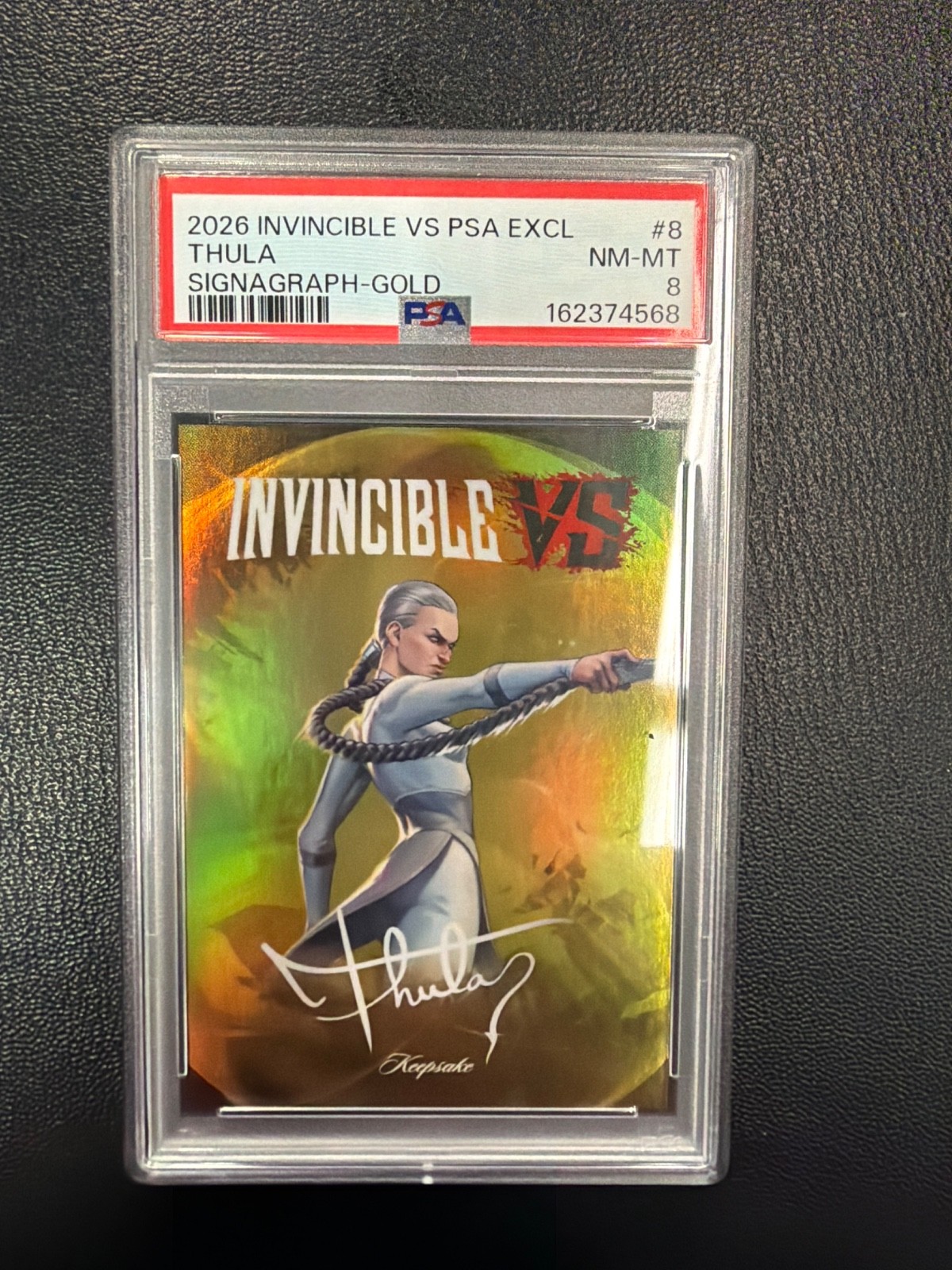 2026 Keepsake Las Vegas Lvl Up Invincible Vs. Character Signagraph Thule 6/10🔥