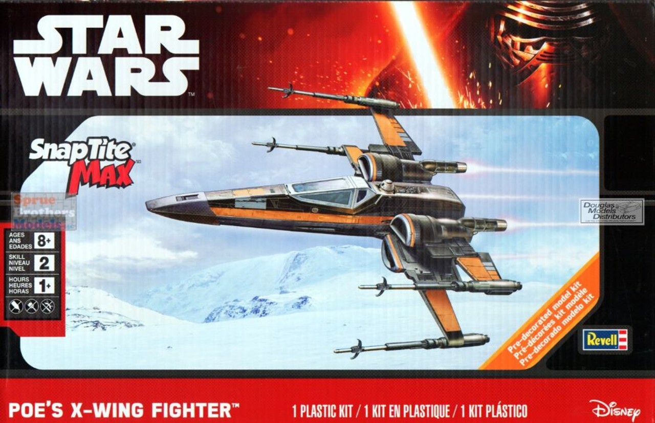 Revell Star Wars EasyKit Episode VII The Force Awakens, Poe’s X-Wing Fighter