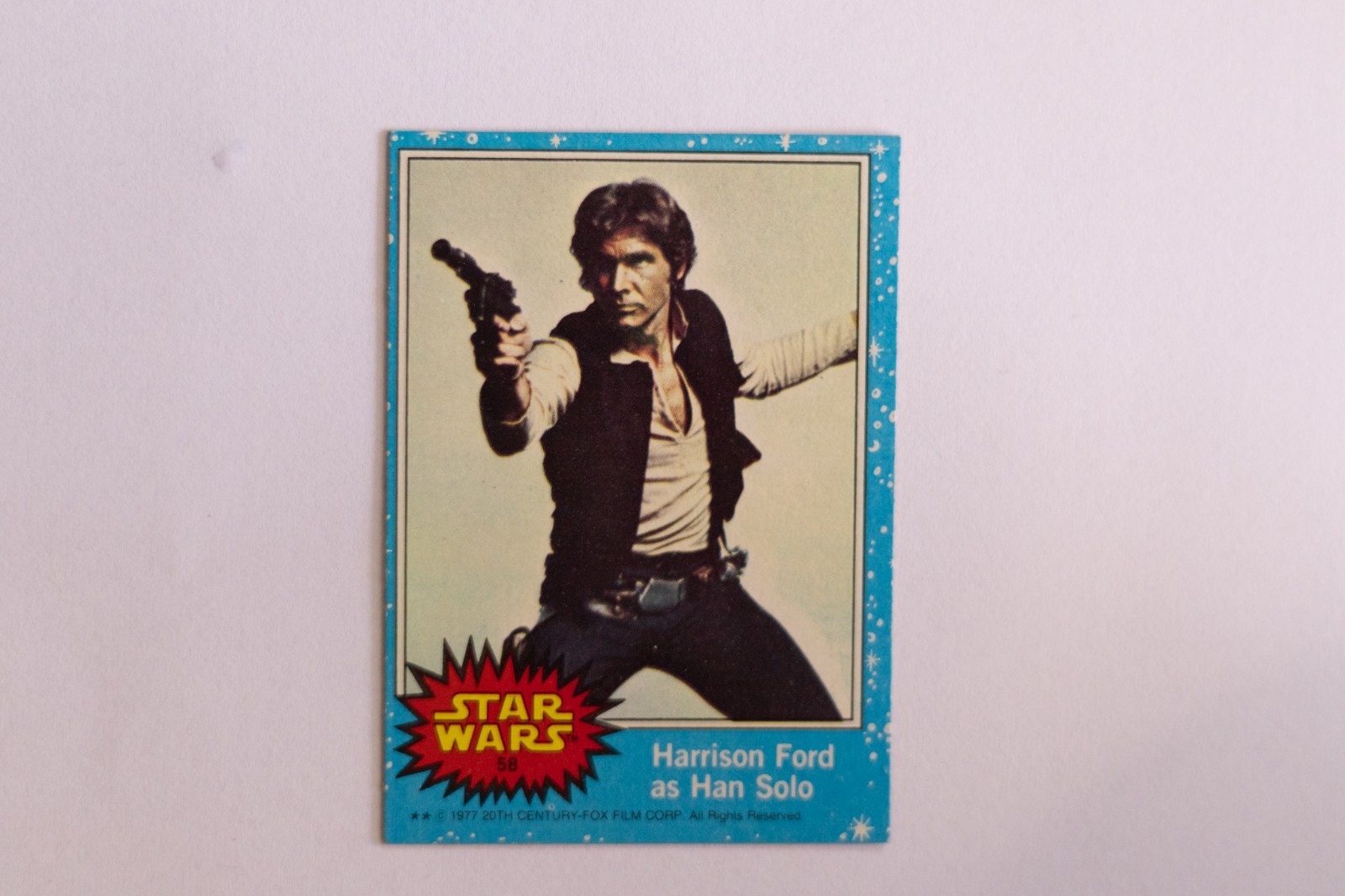 1977 Topps Star Wars series 1 #58 | Harrison Ford as Han Solo EX