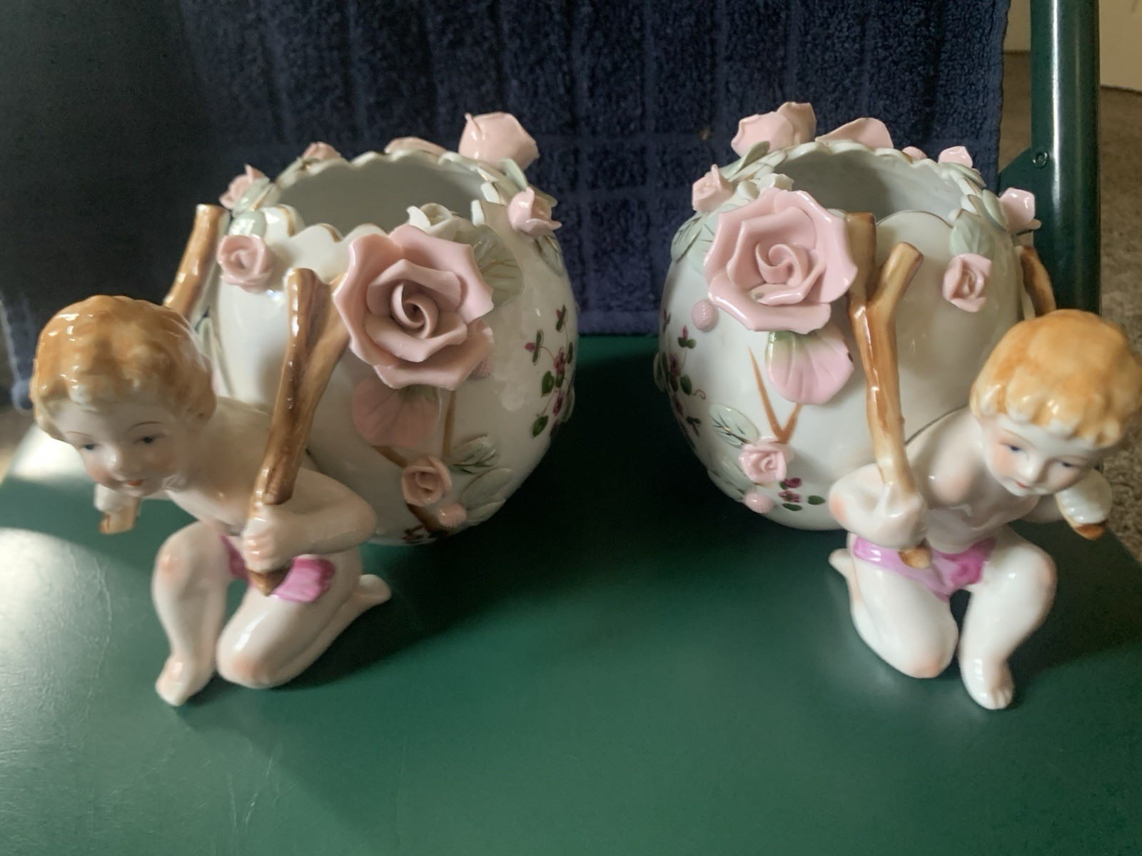 Vintage Pair 50s China Decorative Figures