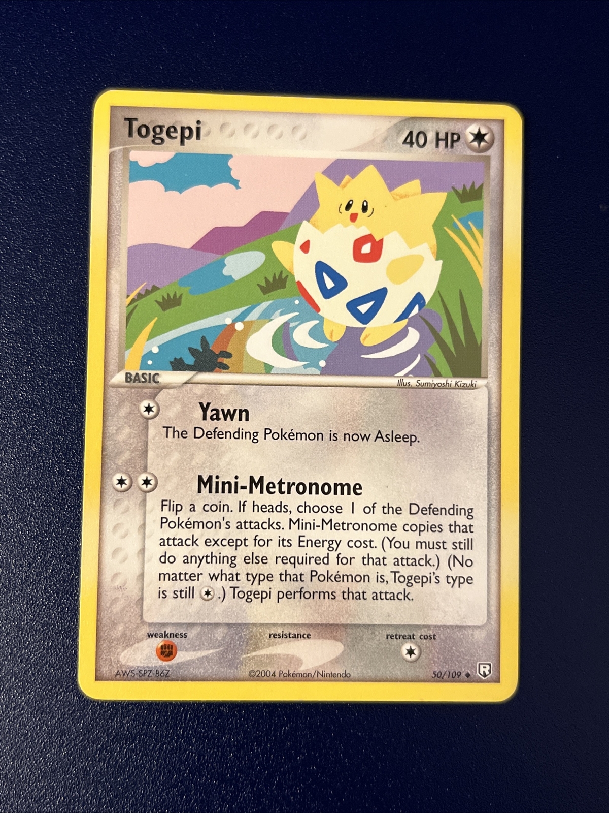 Pokemon Togepi 50/109 Ex Team Rocket Returns Uncommon No Holo ENG