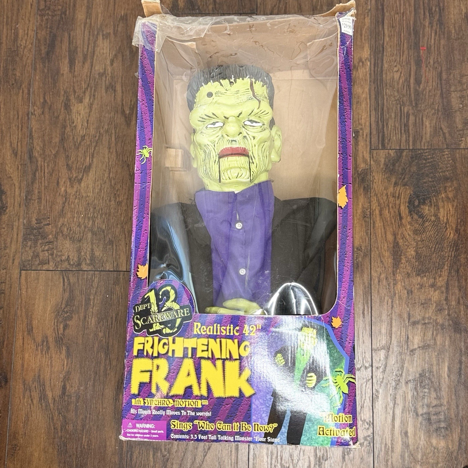 Vtg Dept 13 Scareware Frightening Frank 42