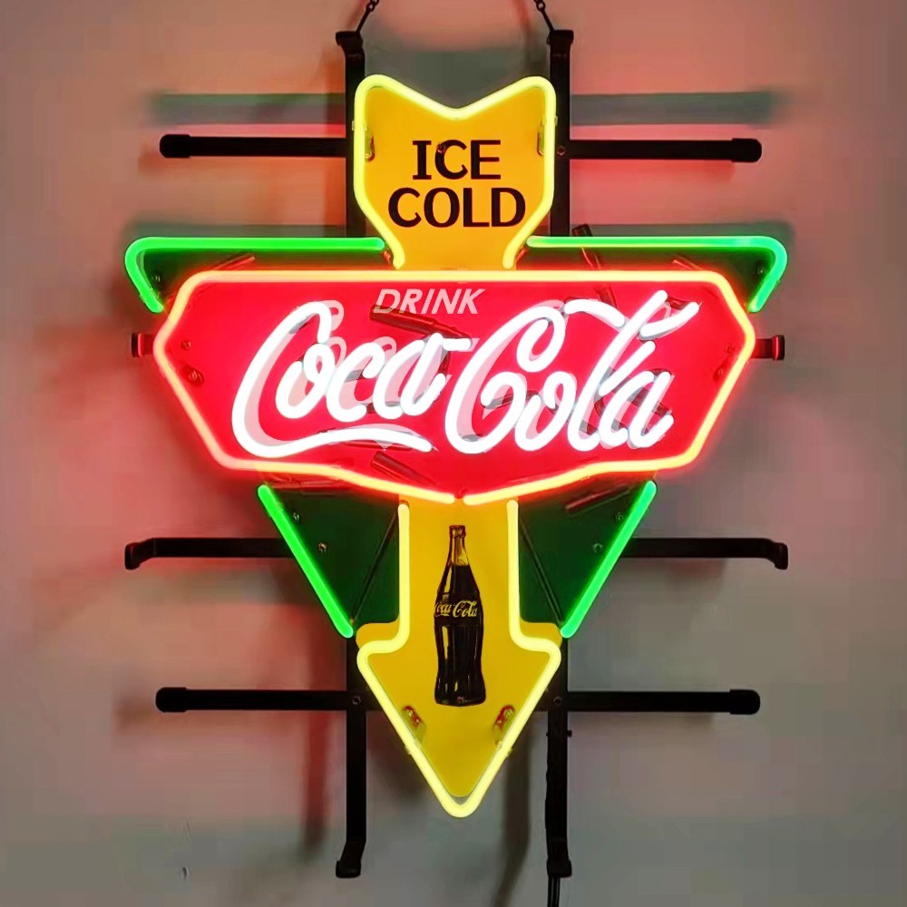 US STOCK Ice Cold Cola Drink Neon Sign 19\