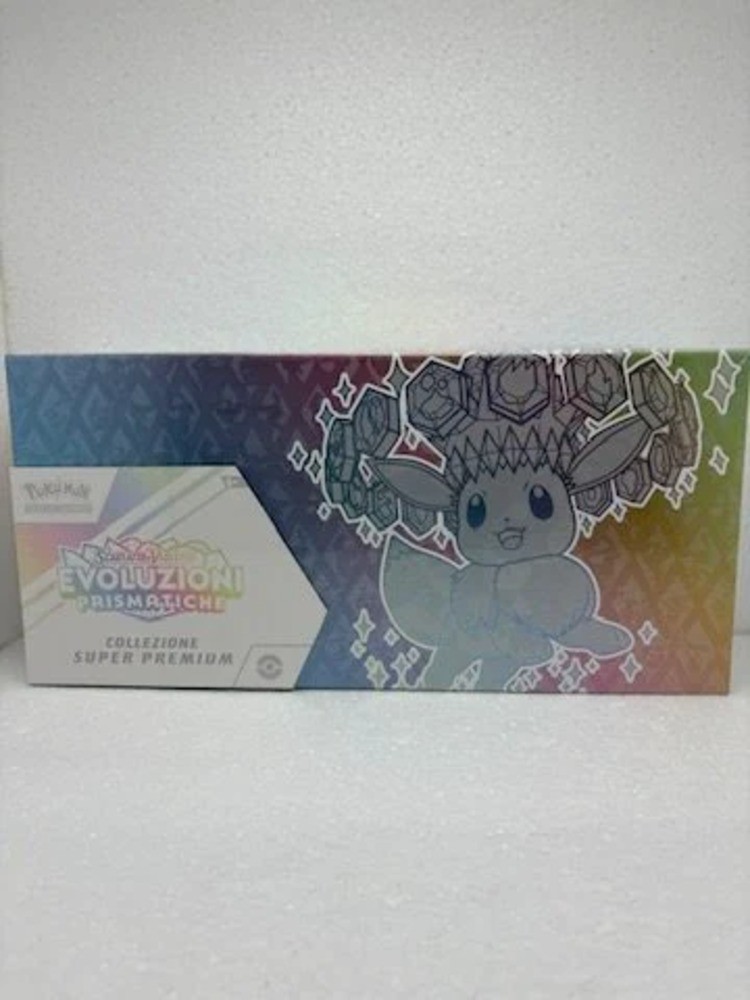 Pokemon Prismatic Evolutions Super Premium Collection Ita Sealed SPC UPC
