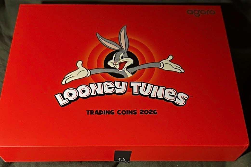 2026 Agoro Looney Tunes LE Trading Coins Set 1 oz Silver Sylvester & Road Runner