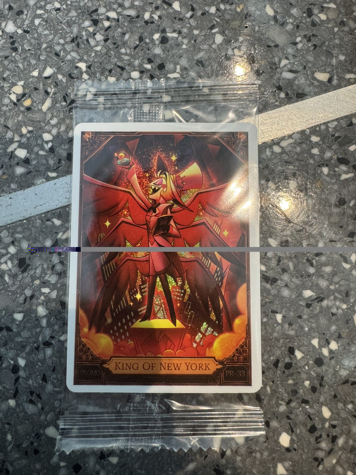 NYCC 2026 PSA HAZBIN HOTEL LUCIFER KING OF NEW YORK PROMO CARD