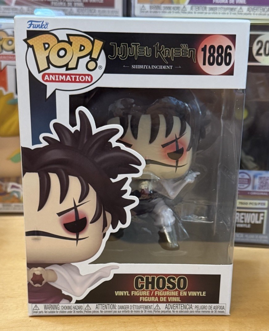 Funko Pop Jujutsu Kaisen Choso Vinyl Figure #1886 W Protector NEW