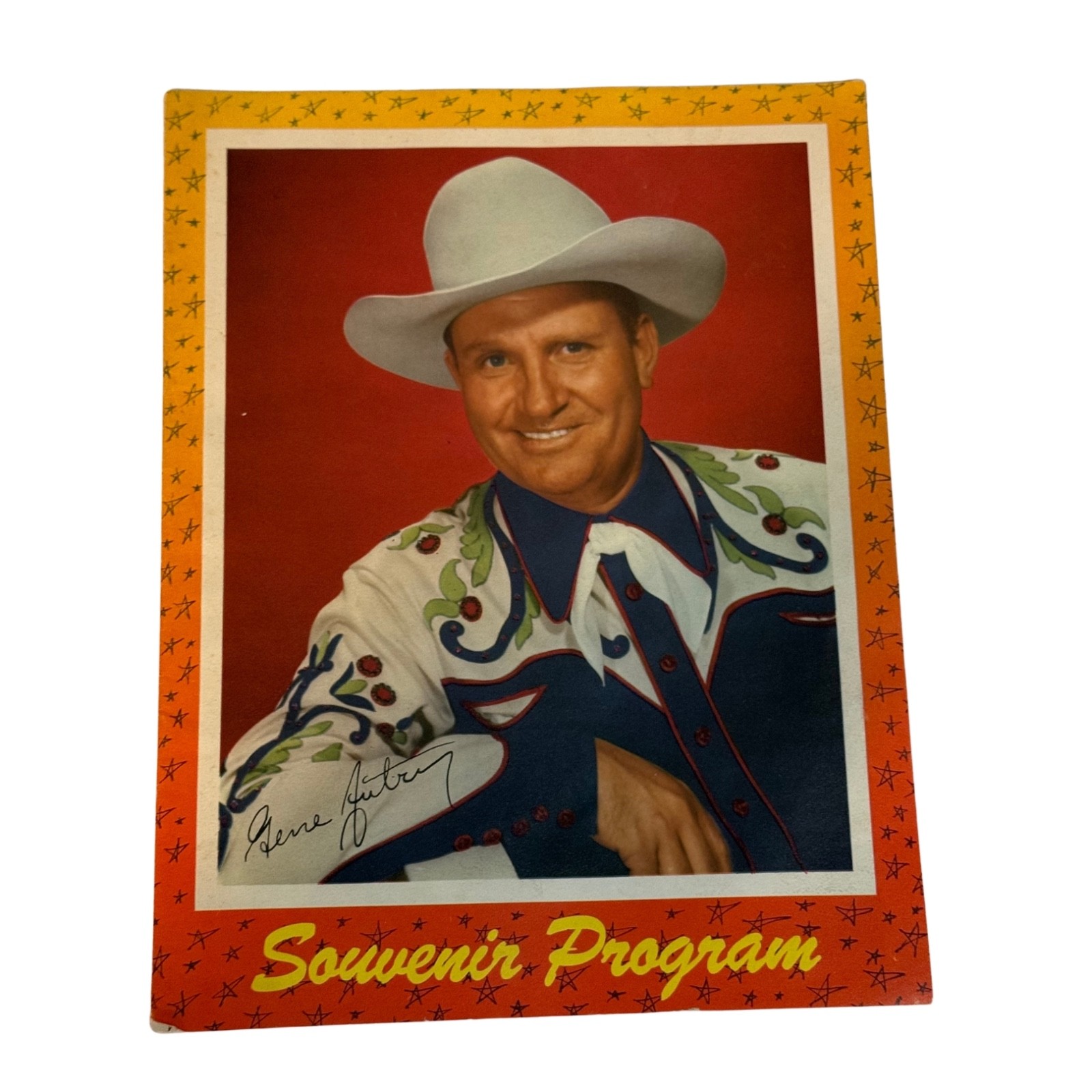 Vintage 1950s Gene Autry Show Souvenir Program Annie Oakley Western TV