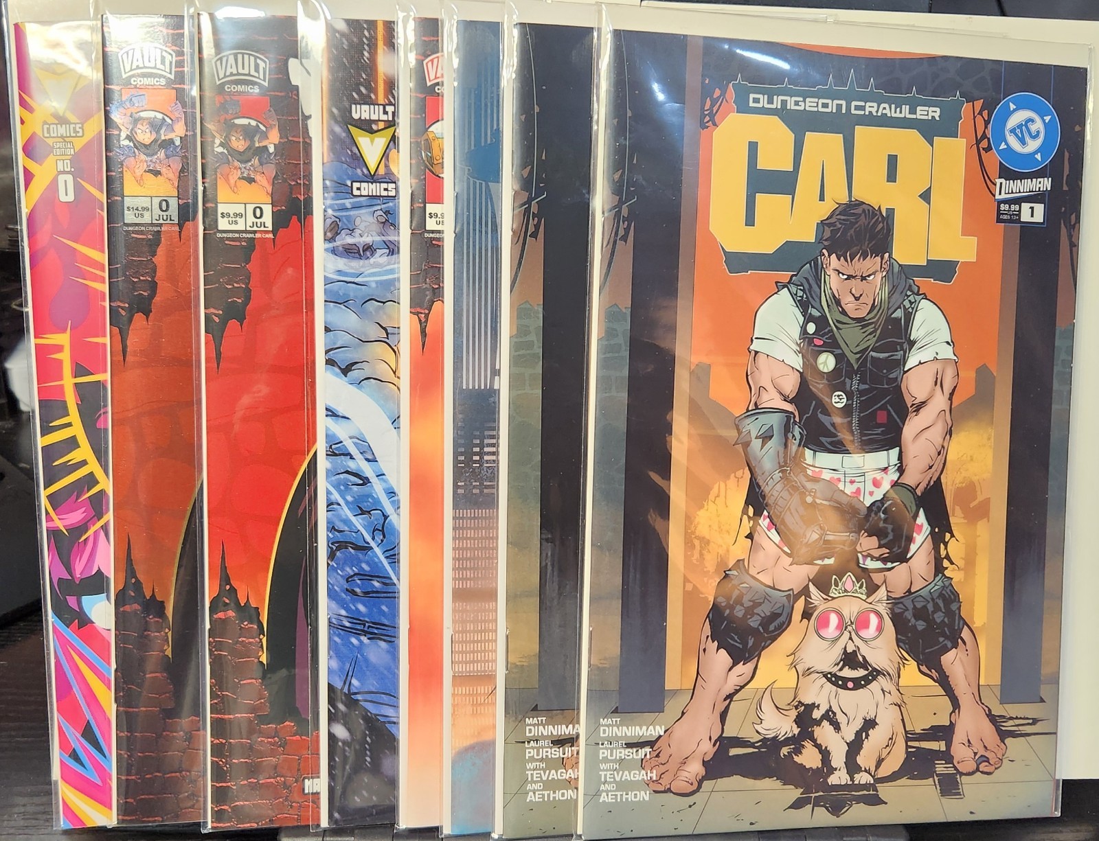 Dungeon Crawler Carl 0 FCBD Lot - Absolute Vault Akira Brett Bean Dinniman DCC