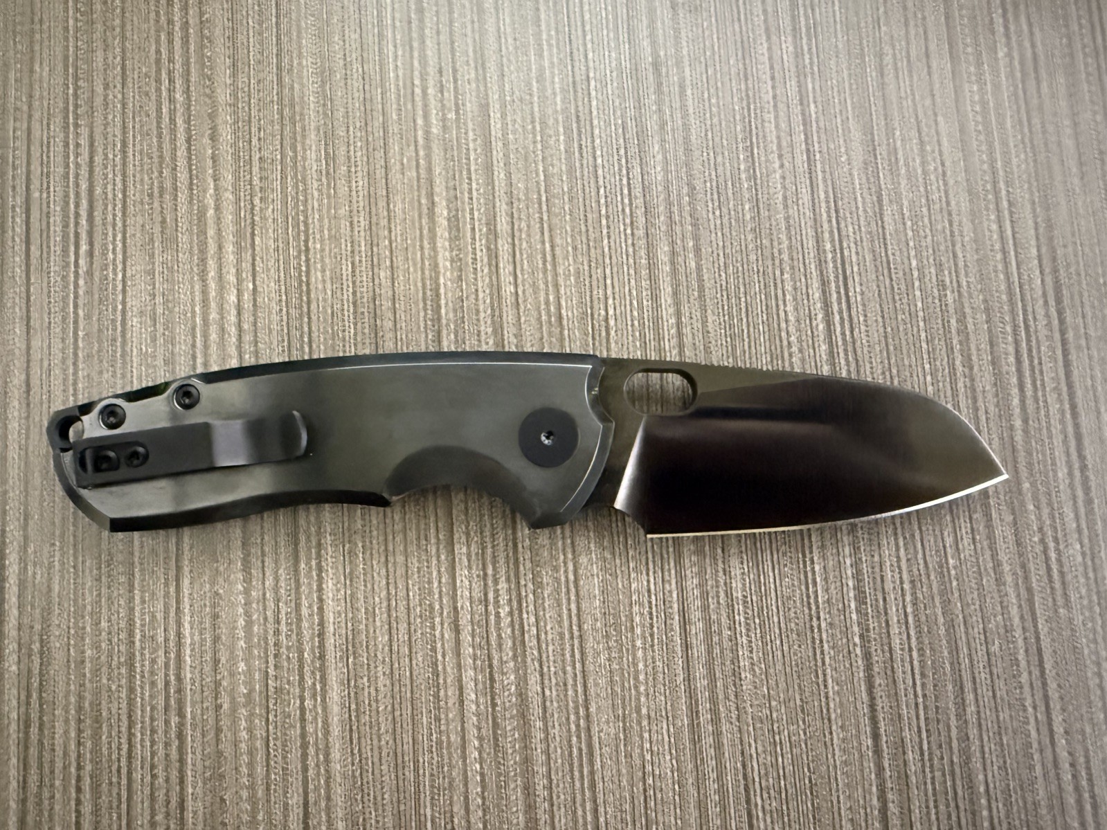 NEW LIMITED FULL POLISHED ZIRCONIUM F5.5 URBAN EDC POLISHED BLACK DLC MAGNACUT