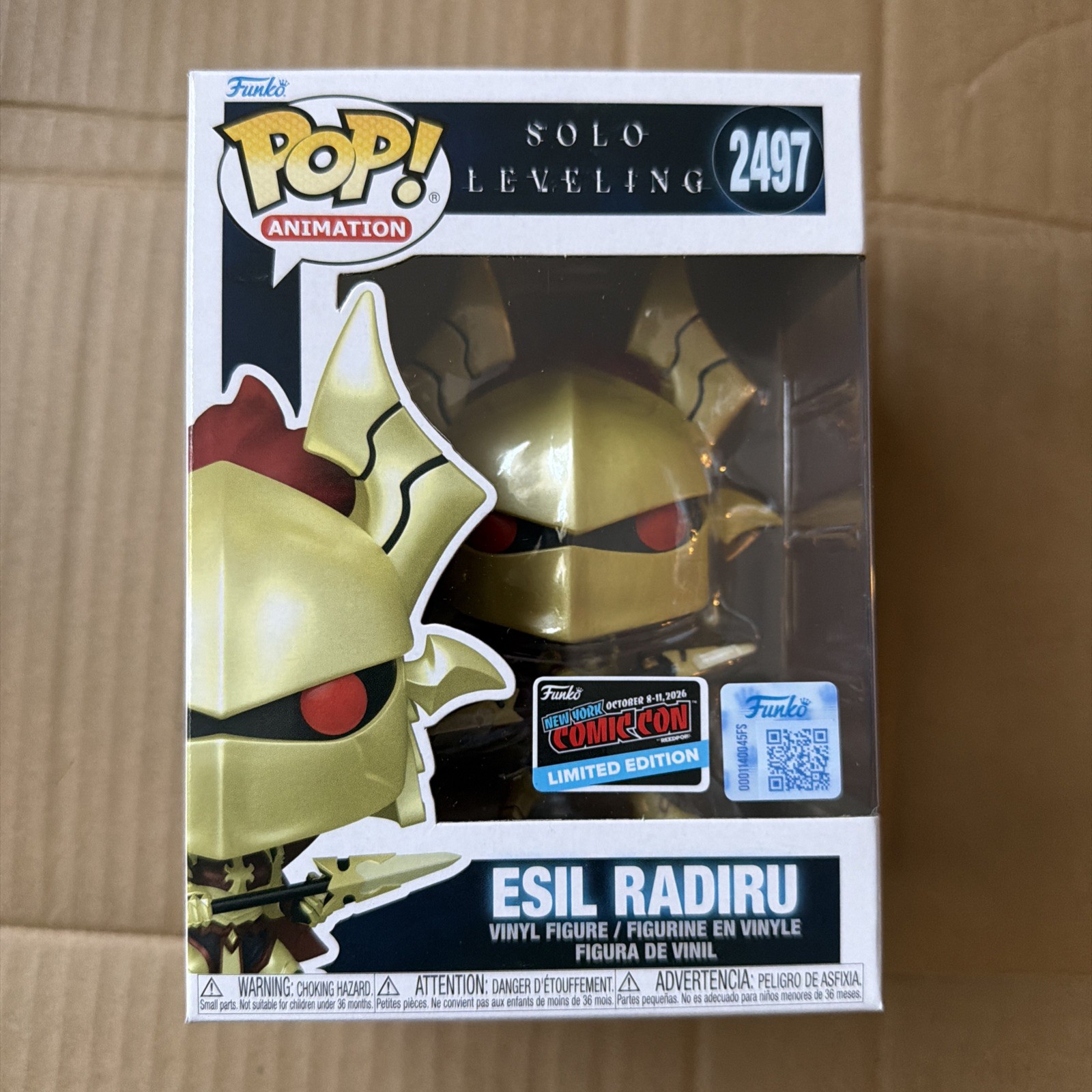 Funko Pop Vinyl: Solo Leveling - Esil Radiru - New York Comic Con Funko...