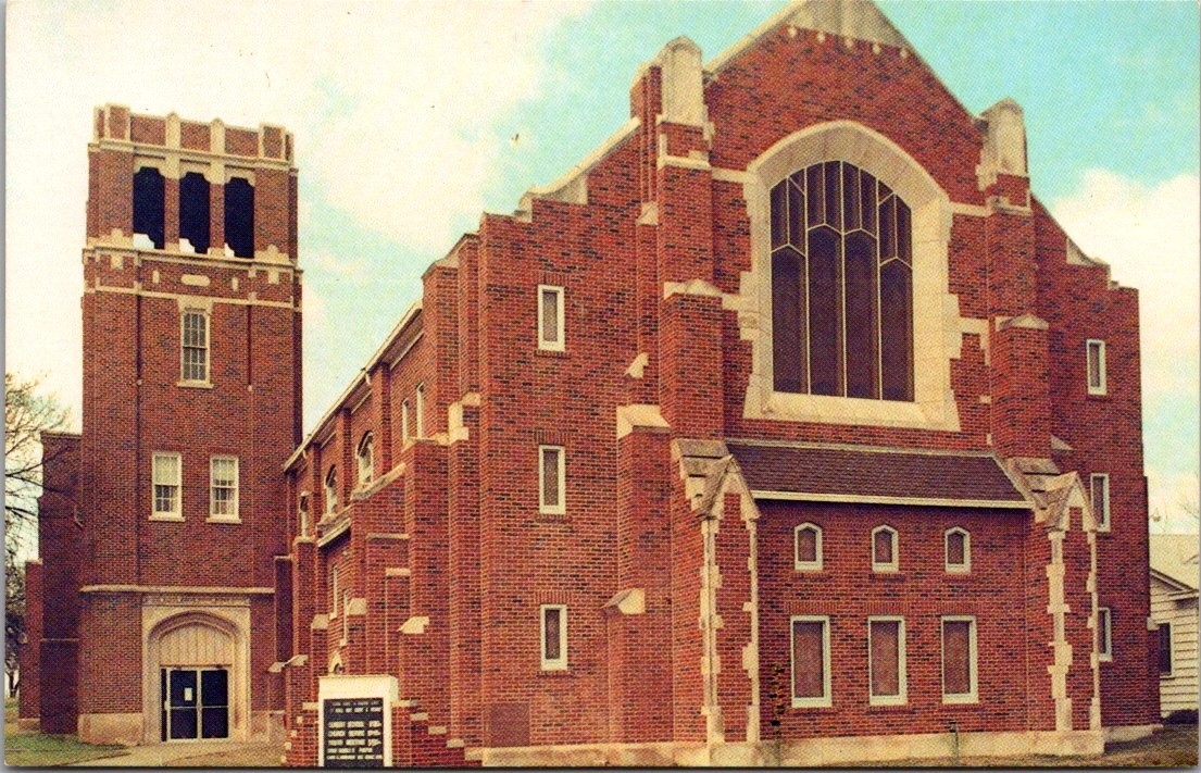 Pennsylvania Avenue Christian Church Oklahoma City Oklahoma Postcard