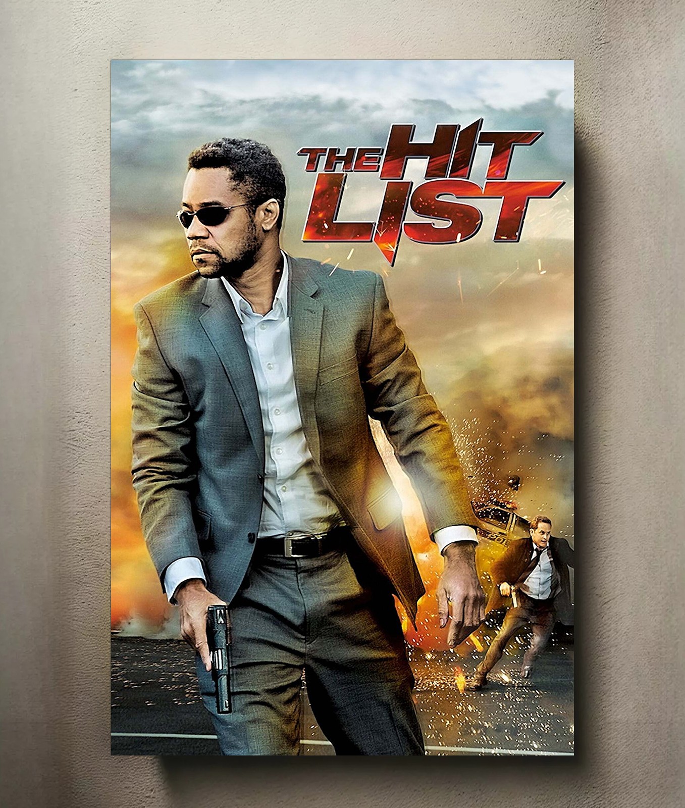 The Hit List 8x12 Metal Movie Poster Sign