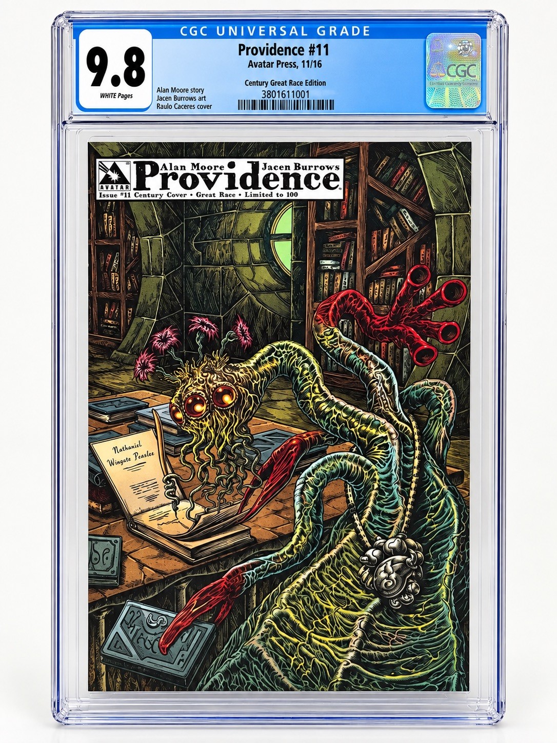 Providence #11 CGC 9.8 Century Great Race Edition Limited 100 Alan Moore Avatar