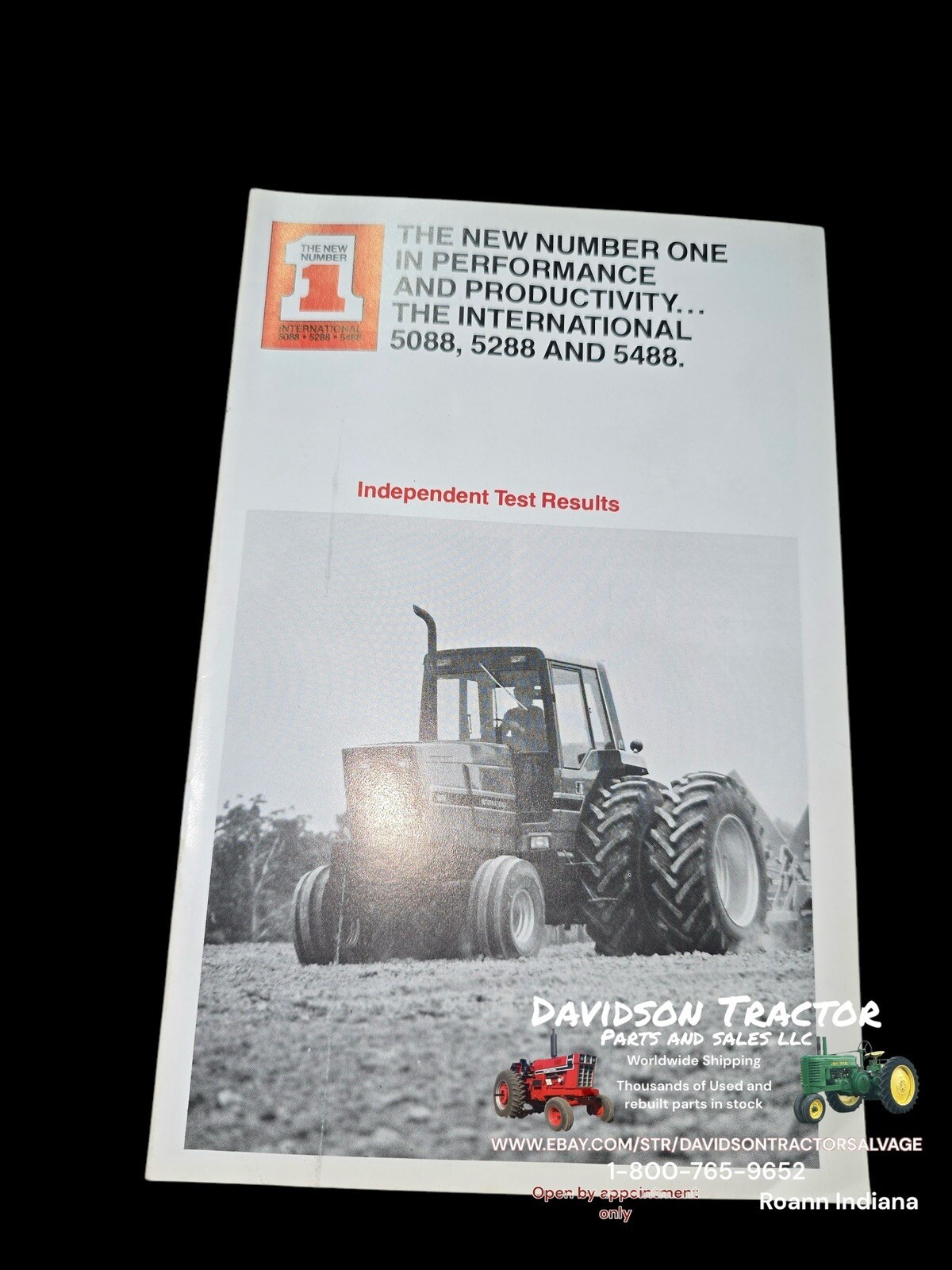 International Harvester 5088 5288 5488 Sales Brochure “THE NEW NUMBER ONE” International Harvester 5088 5288 5488 Sales Brochure “THE NEW NUMBER ONE”
