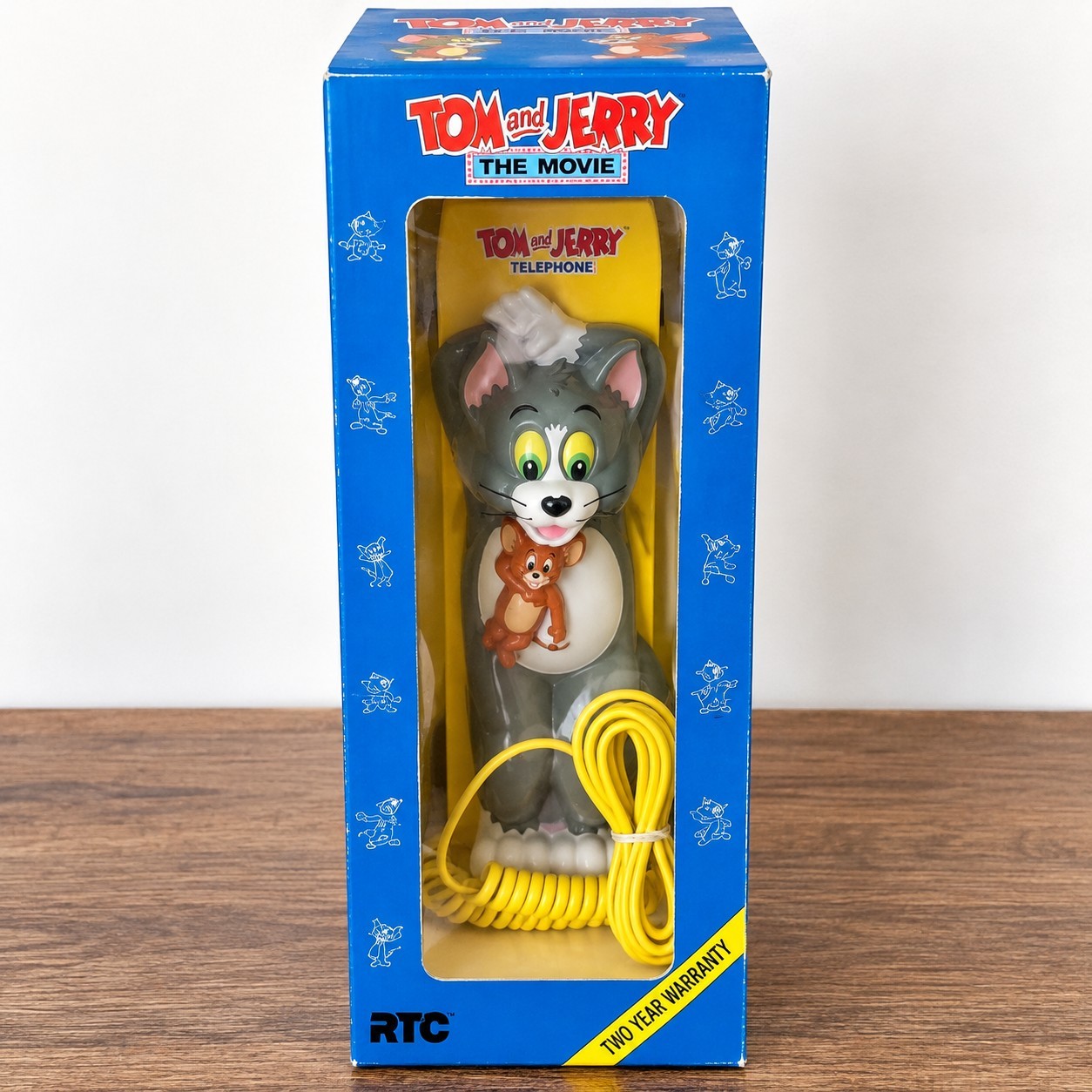 Vintage 1993 Tom & Jerry Telephone Working Landline Phone Cartoon Collectible Ra