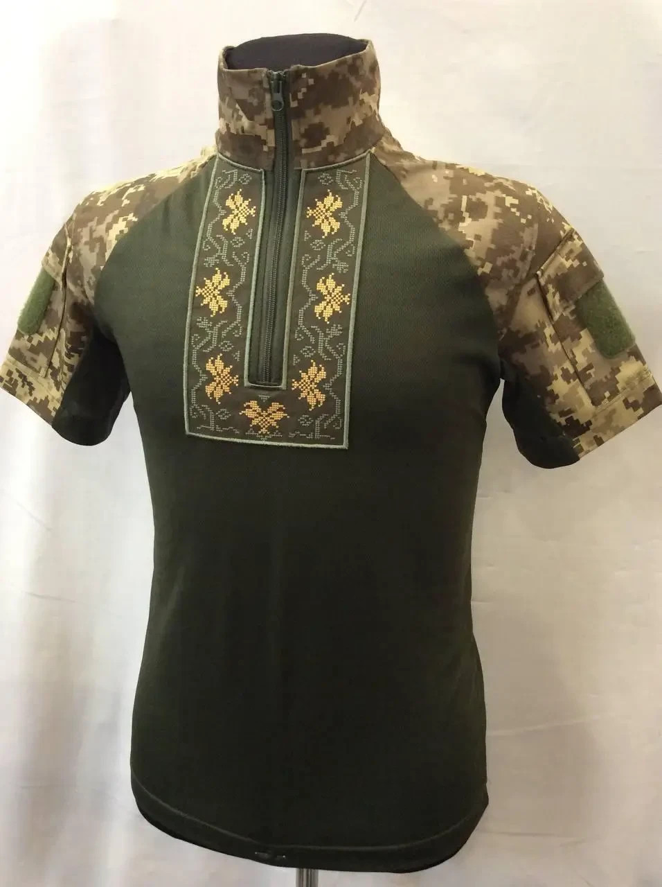 Summer ubaks with pixel embroidery🇺🇦