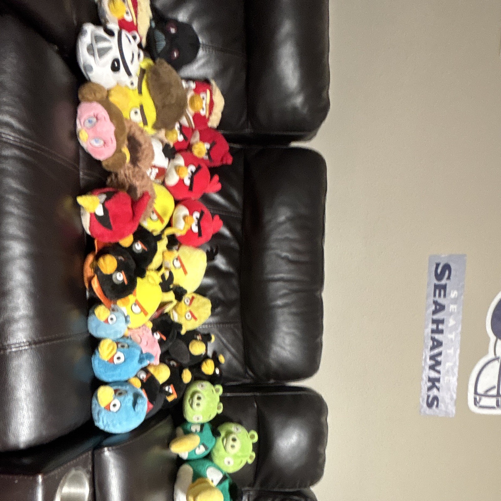 Angry Birds Plush Lot 36 peices.