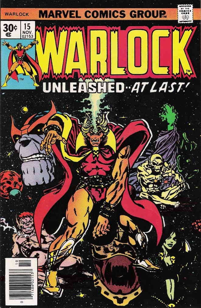 Warlock (1st Series) #15 VF; Marvel | Adam Warlock Jim Starlin - w/Bag+Board