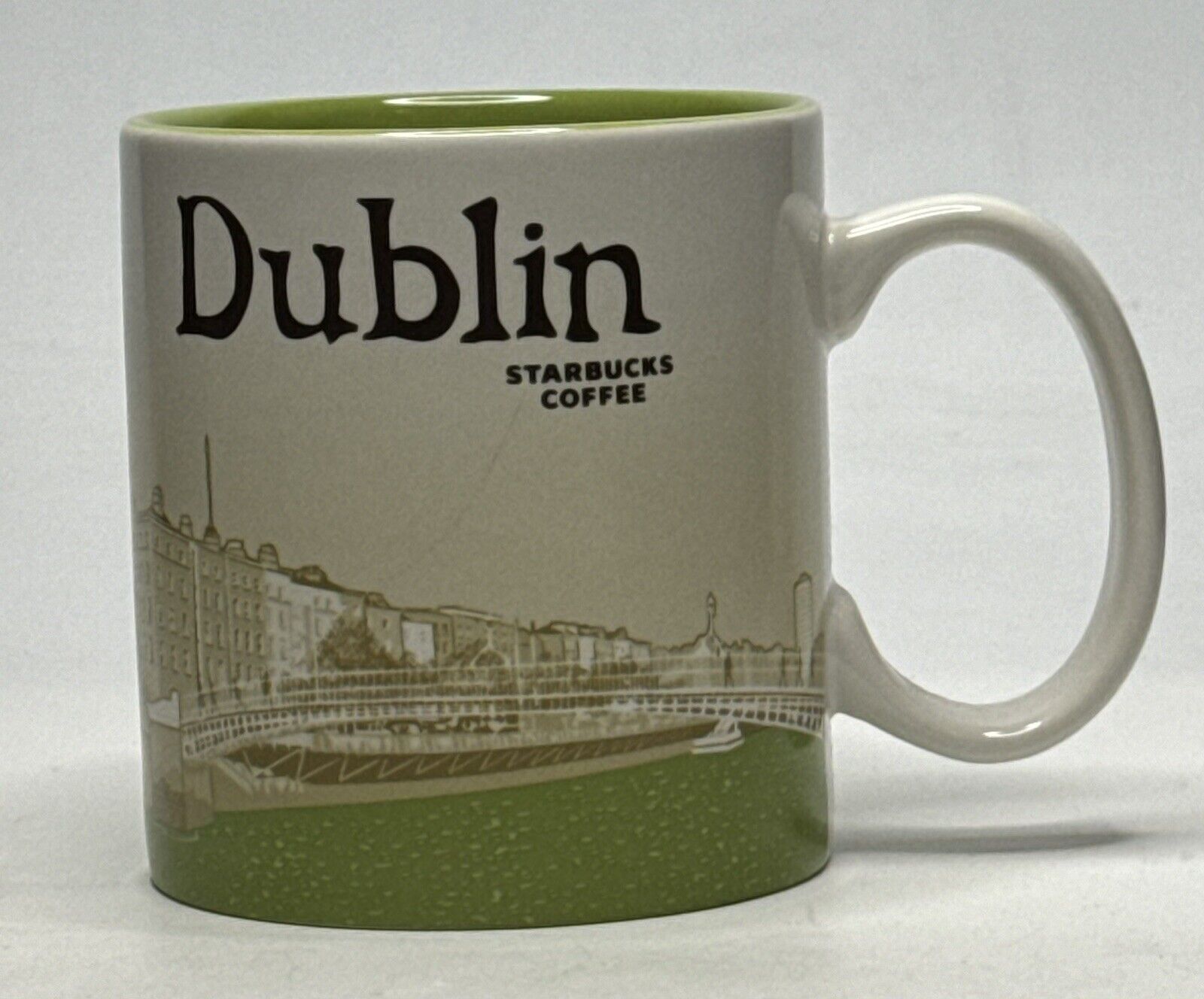 NWT STARBUCKS Coffee Mug DUBLIN Icon 16 oz SKU 1224840 Discontinued IRELAND