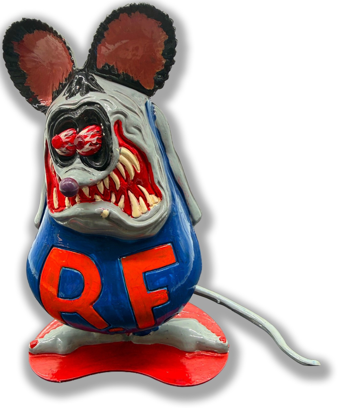 VRHTF NHRA ORIG VTG ED BIG DADDY ROTH RAT FINK FIGURE NOT 3D PRINTED 50 YRS OLD