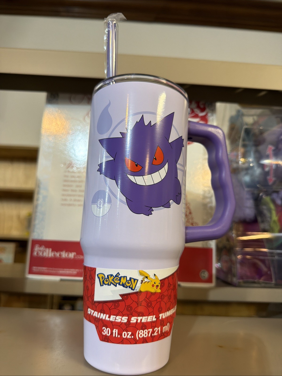 NEW Pokémon 30 fl. oz. Tumbler ~ Purple Gengar #0094 (Stainless Steel)
