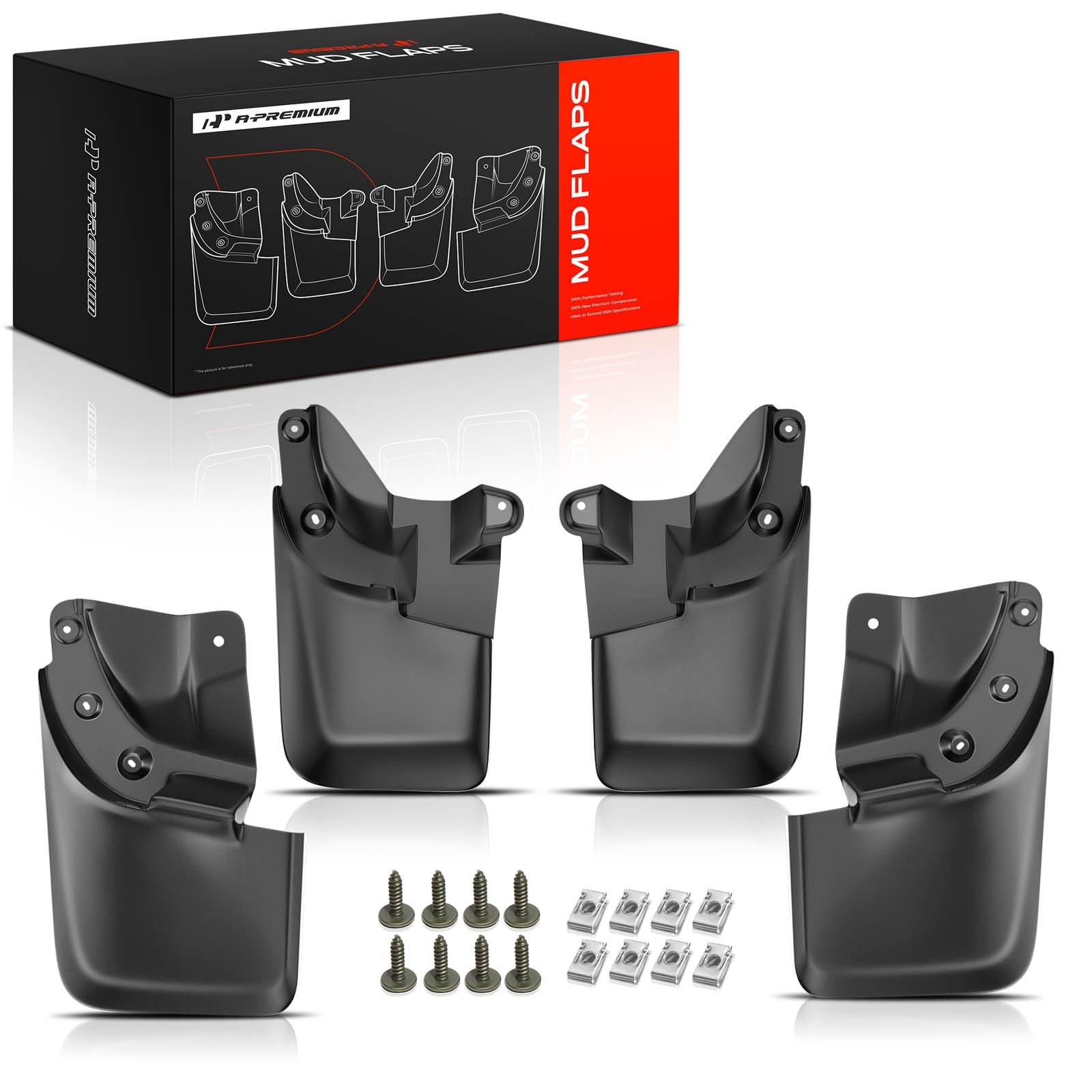 A-Premium Mud Flaps Splash Guards Set of 4 for Toyota Tacoma 2016-2023