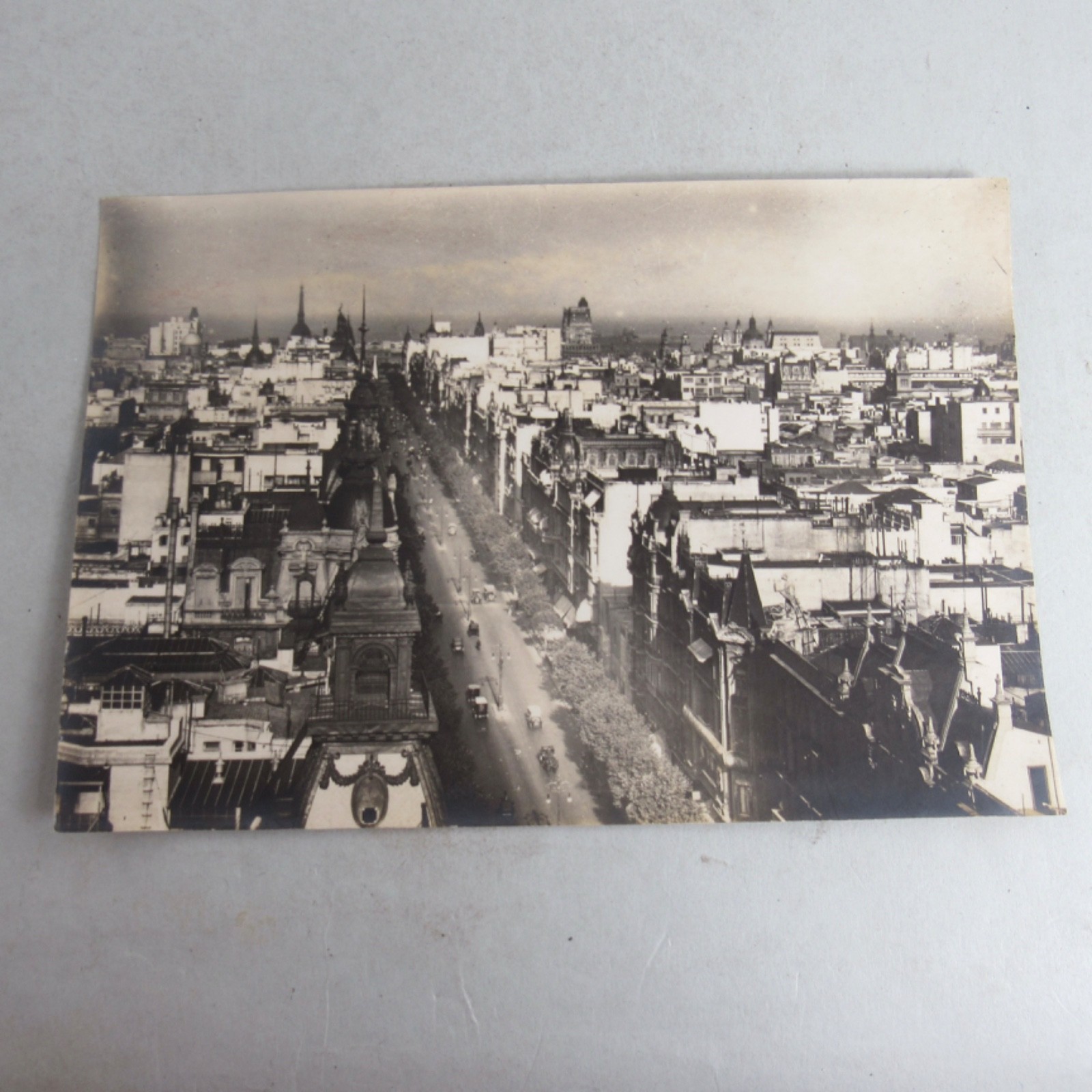 Vintage Photograph Birdseye View Buenos Aries Early 1900\'s Buildings Early Cars Vintage Photograph Birdseye View Buenos Aries Early 1900\'s Buildings Early Cars