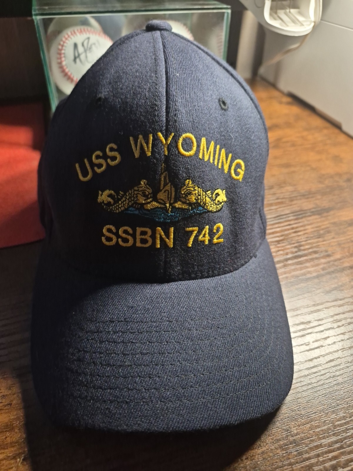 USN Cap - SSBN-742 USS Wyoming - Black - Brand New
