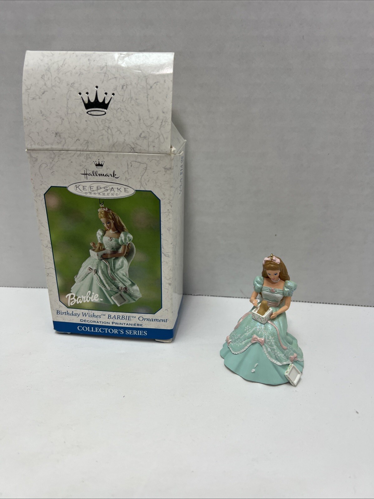 2002 Hallmark Keepsake Barbie Ornament Birthday Wishes 2nd in Collectors Series 