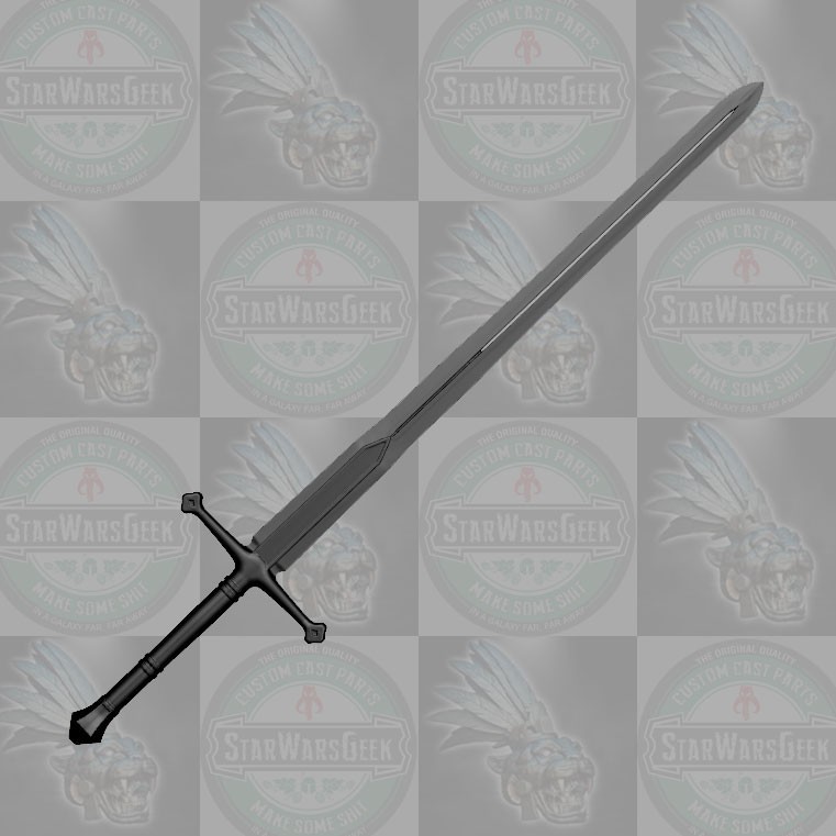 Silver Knight sword custom weapon for 1:10 1:12 1:18 & Mythic Legions figures