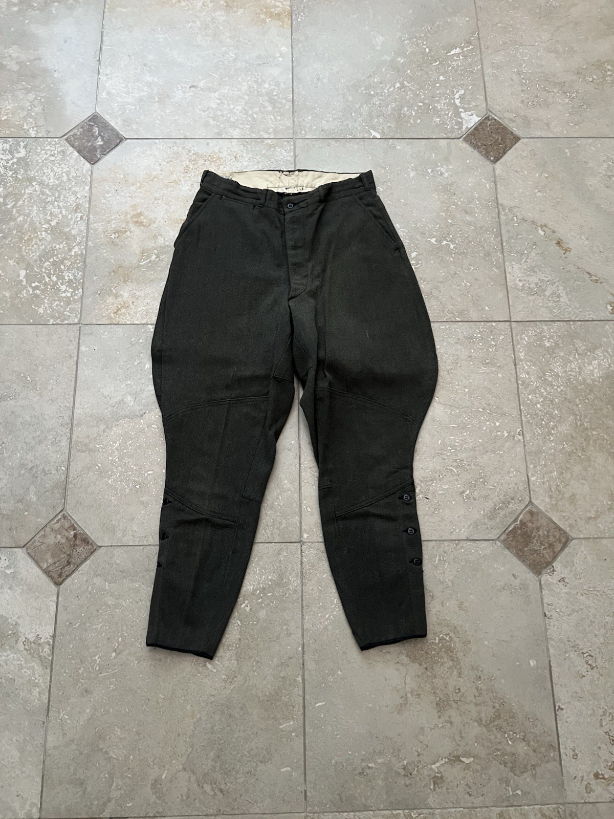VTG Sanforized Military Cavarly Wool Breeches ww1 / ww2 
