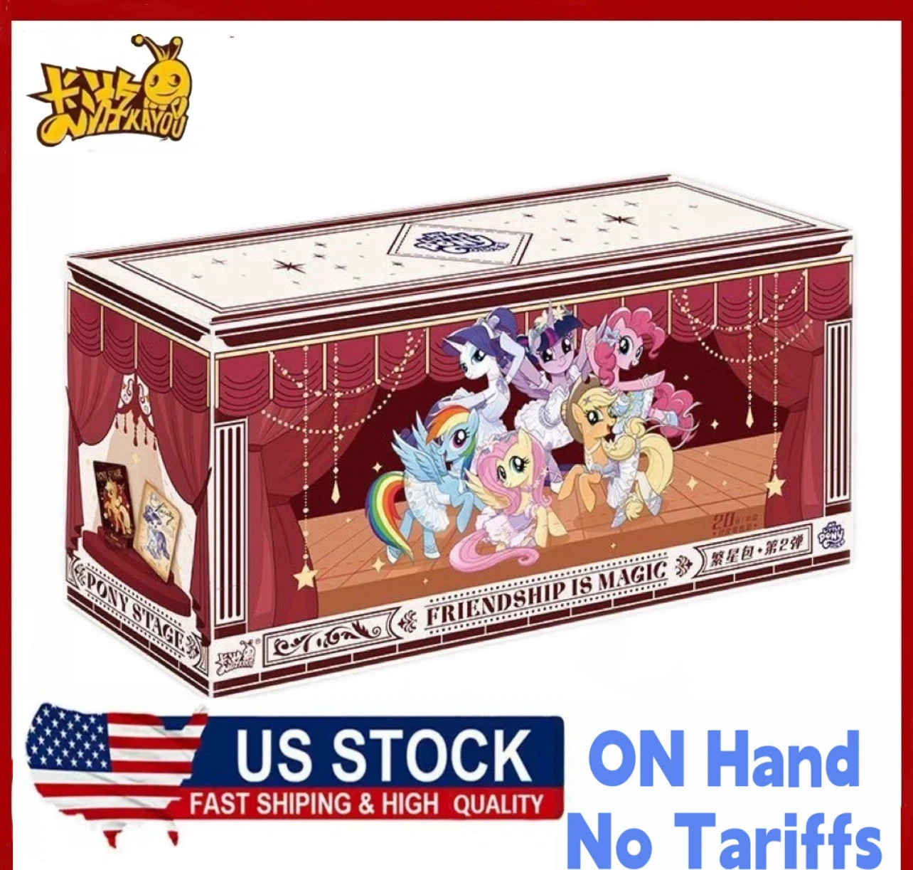 NEW Kayou My Little Pony Official Booster Starry Bag Trading Card 1 Box Wave 2