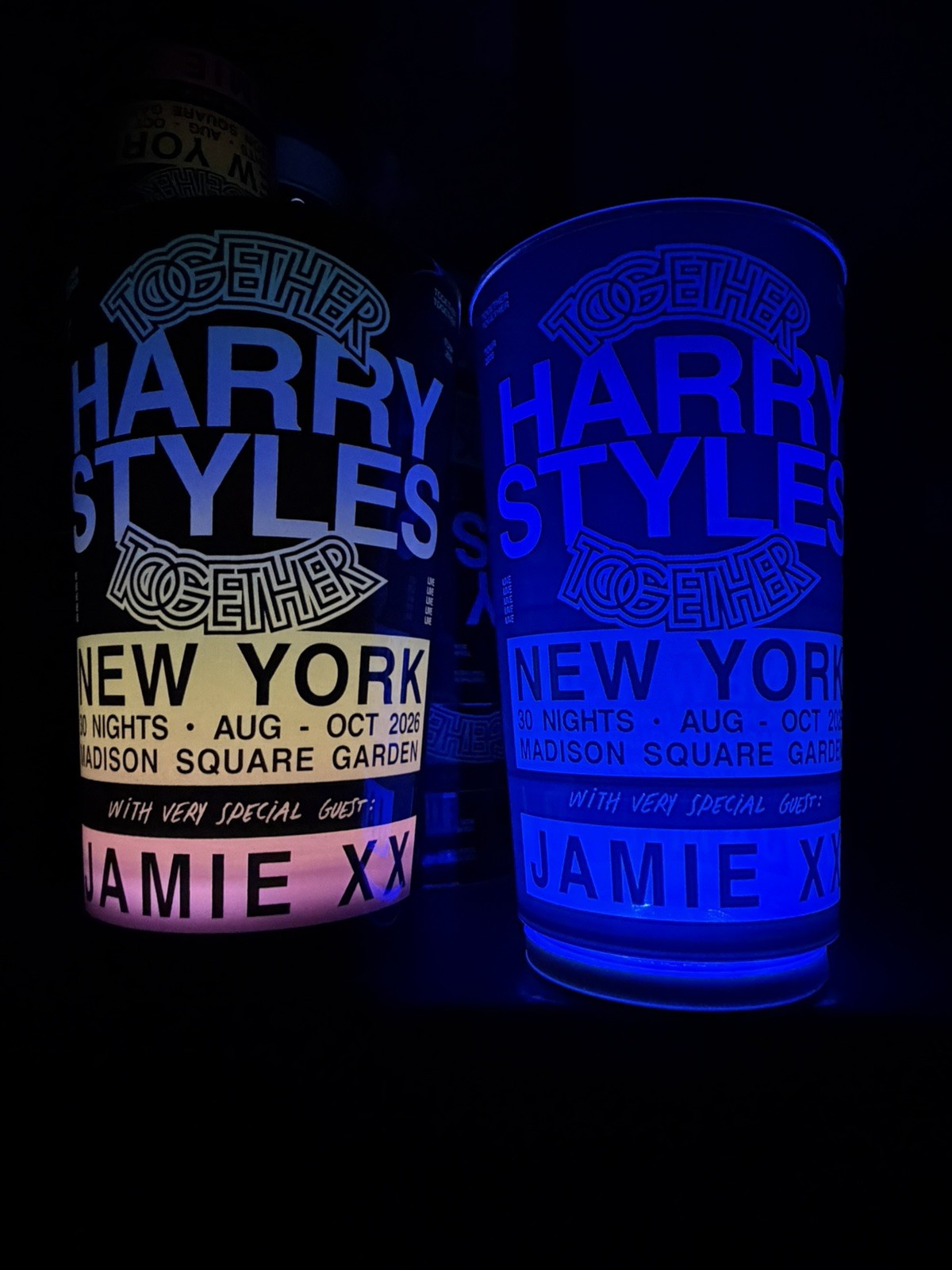 Harry Styles”Together Together”Official Souvenir Cup (2) MSG Exclusive NYC NEW