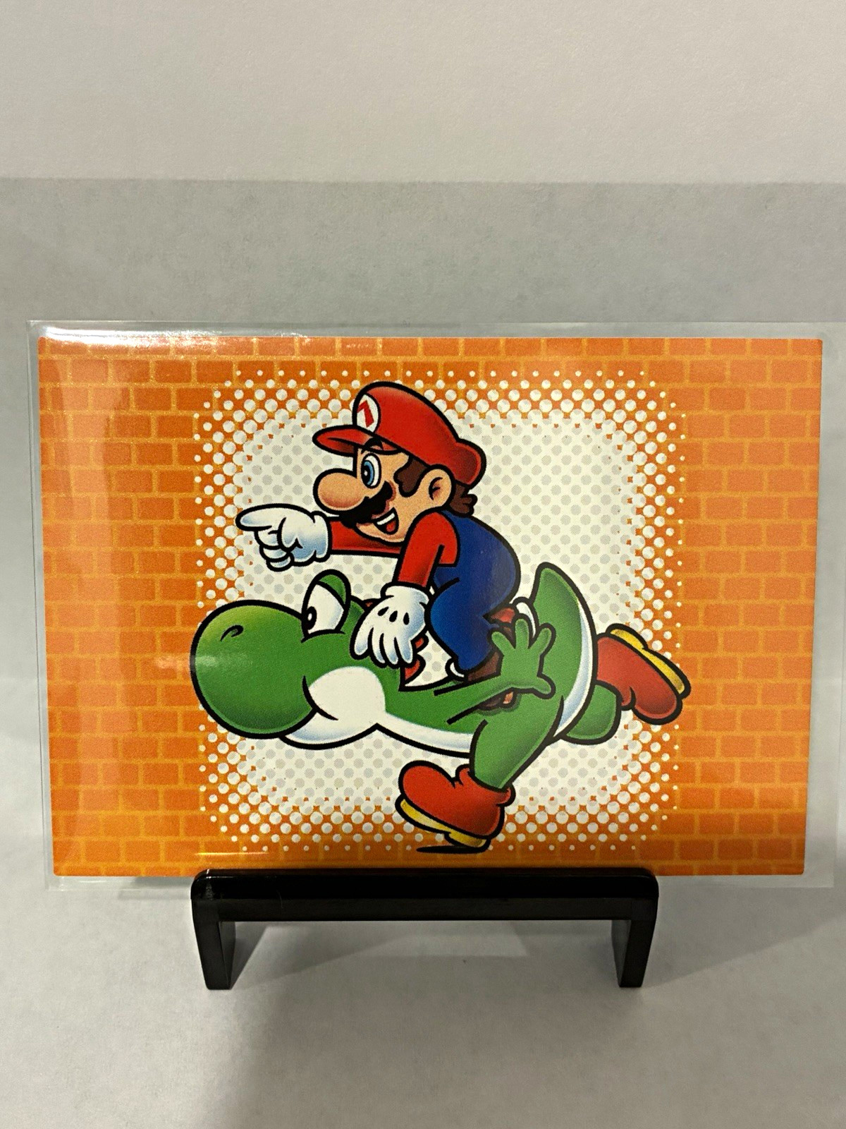 2022 Panini Super Mario Trading Card Collection Mario & Yoshi Line Drawing #235