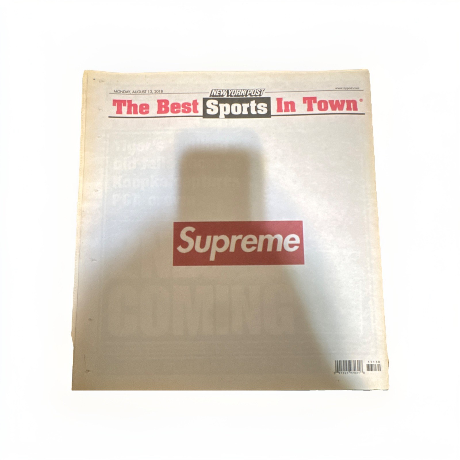 SUPREME New York Post Newspaper August 13,2028