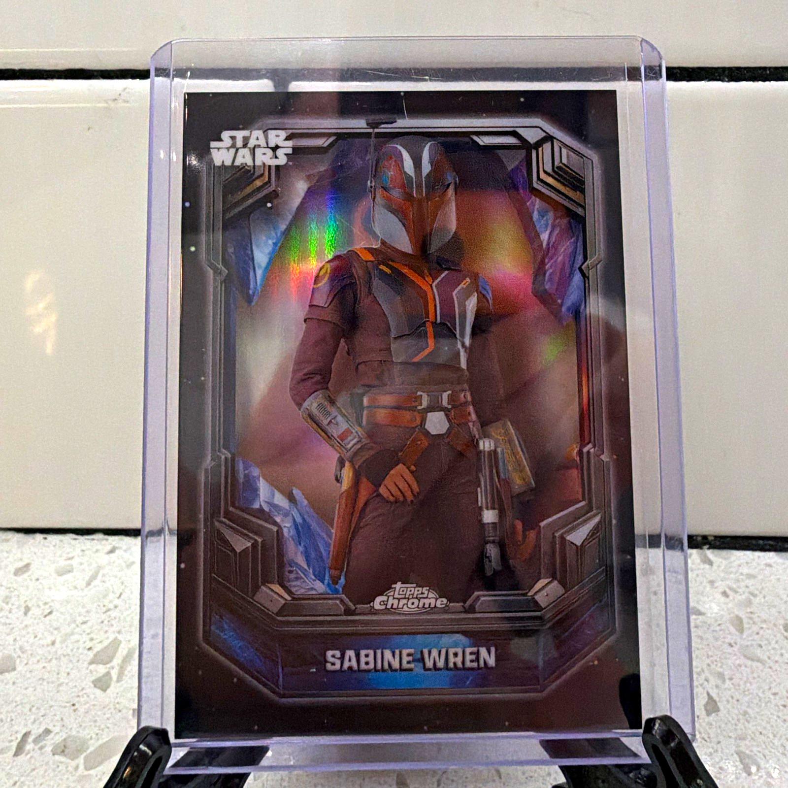 Topps 2026 Chrome Star Wars Cosmic Crystals Sabine Wren #COS-14 Insert Topps 2026 Chrome Star Wars Cosmic Crystals Sabine Wren #COS-14 Insert