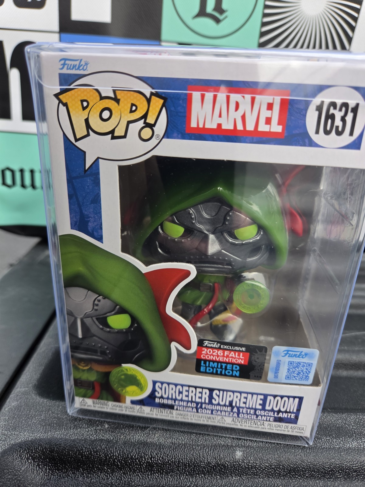 Funko Pop Vinyl Marvel: Sorcerer Supreme Doom 1631 NYCC shared IN HAND