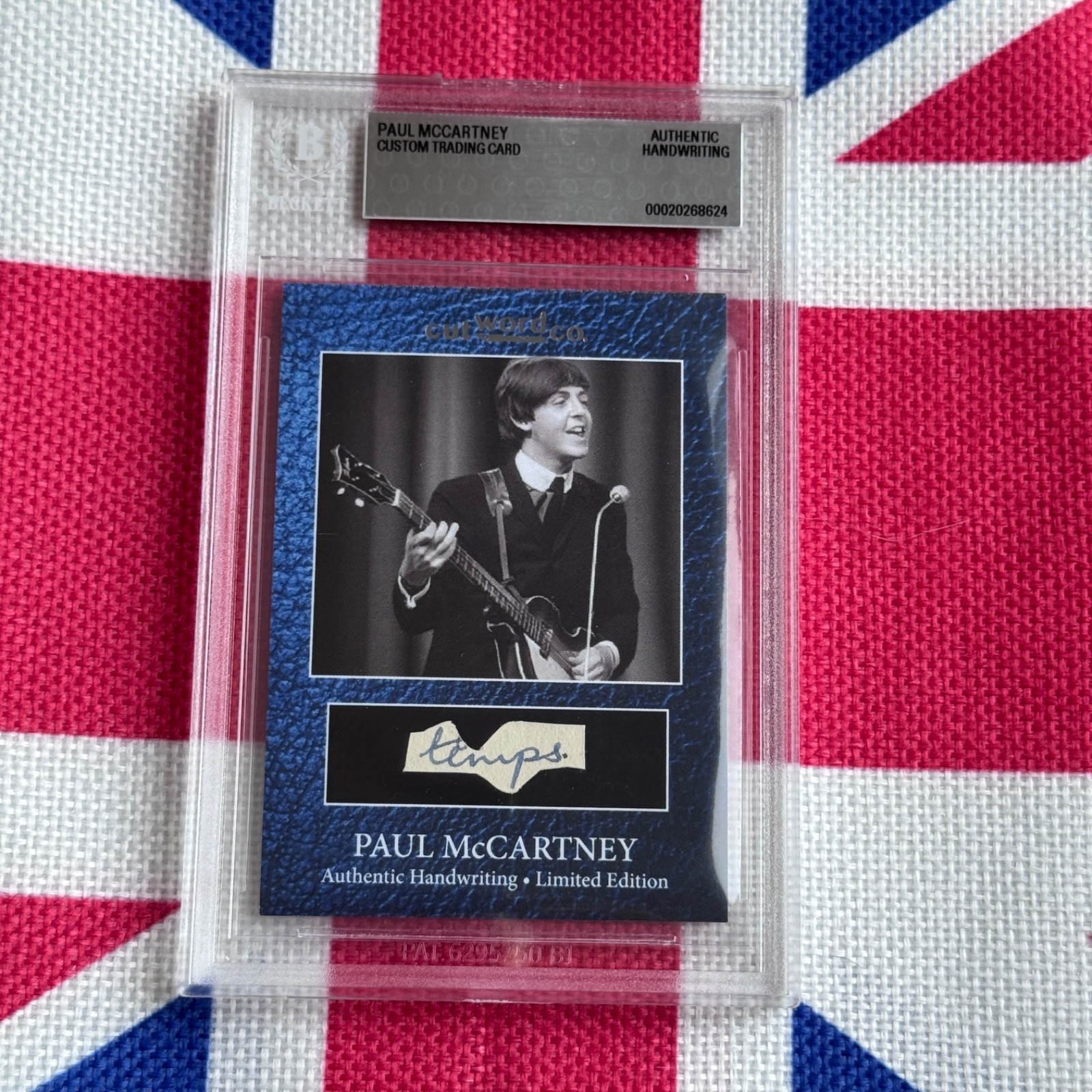Paul McCartney Handwritten Word the Beatles Cut From a Beckett Autograph