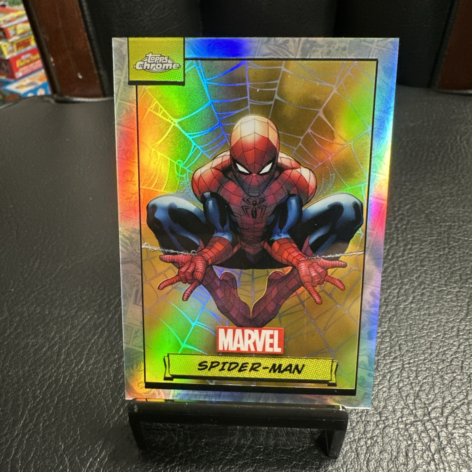 2024 Topps Chrome Marvel Spider-Man Refractor #1